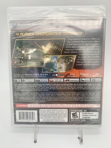 RATCHET & CLANK ALL 4 ONE - PS3 Video Game - NEW / SEALED (damaged) - Picture 5 of 6