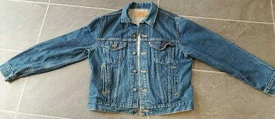 VTG 70'S 80'S LEVI'S 70506 0216 MEN'S TRUCKER JACKET SZ 42 MADE IN