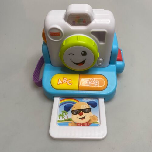 Fisher-Price Click Laugh & Learn Instant Camera Musical Toy Kids Mattel 2019 - Picture 10 of 12