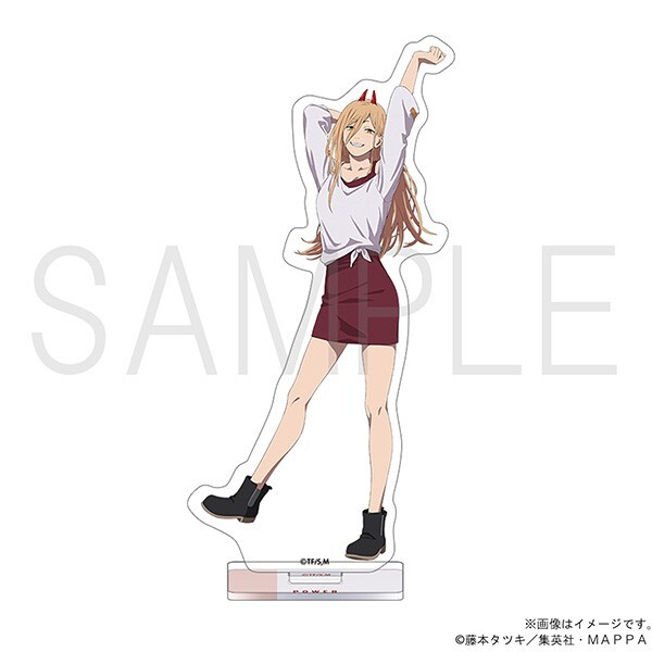 ABYSTYLE Chainsaw Man Acryl Figur Power – 10 Cm Hoch, 3-teilig, Offizielles Sammlerstück