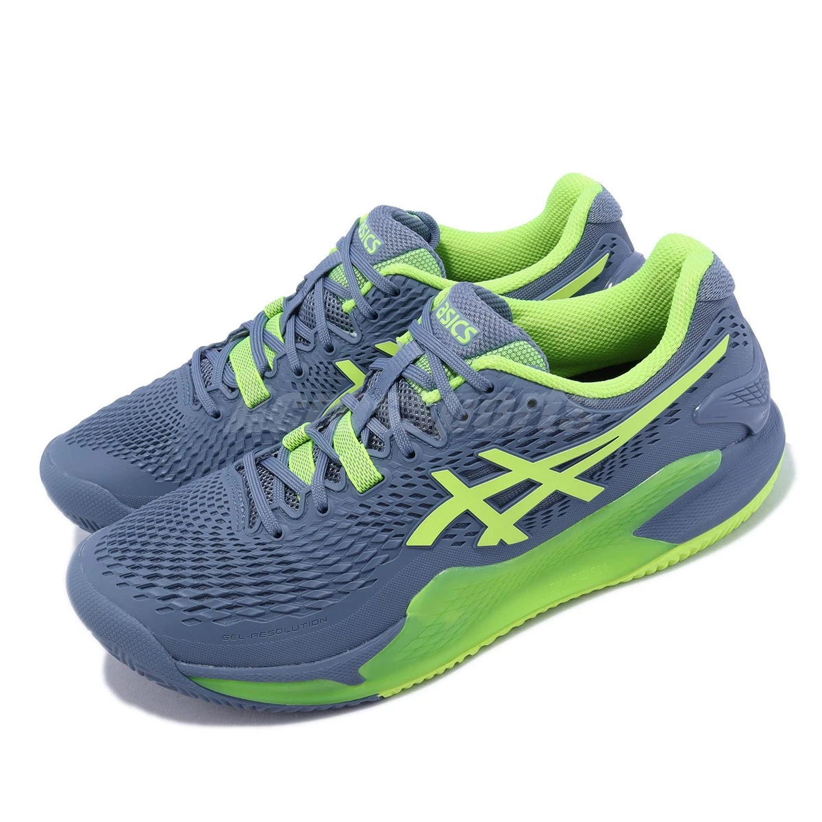 Asics GEL-Resolution 9 Clay Blue Men Tennis Shoe 1041A375-400 eBay