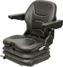 Km 1006 Uni Pro™ Seat & Air Suspension -black Vinyl - Forklift, Skid Steer, Etc