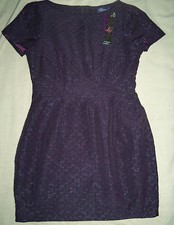 AMY CHILDS LIPSY NEXT Size 12 Plum Shaped Dress - New with Tags