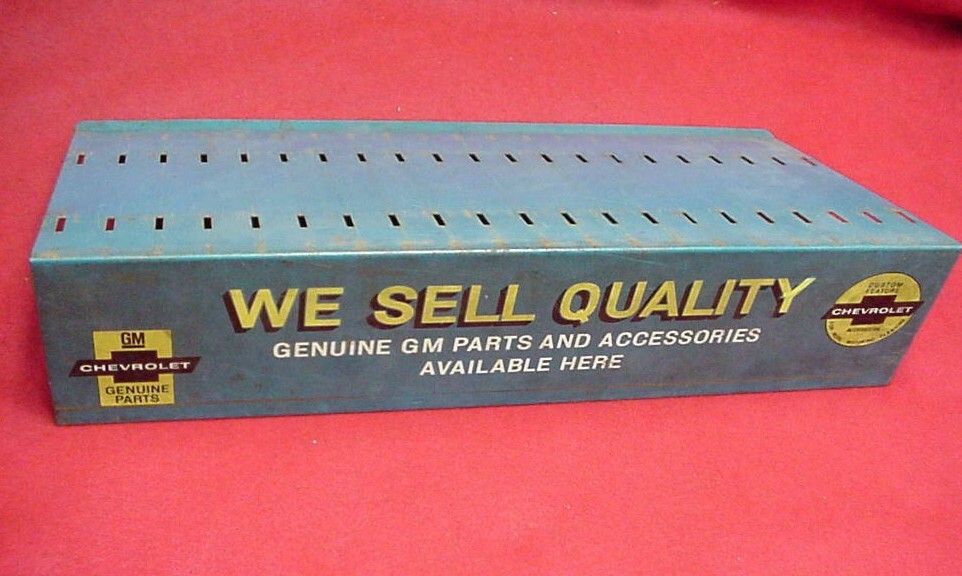 VINTAGE CHEVY PARTS CATALOG MANUAL RACK STAND CHEVROLET 60'S CORVETTE