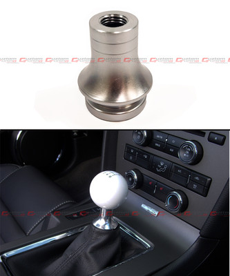 #ad M10 X 1.5 JDM SILVER ALUMINUM SHIFT KNOB BOOT RETAINER JAM NUT ADAPTER FOR HONDA $11.95