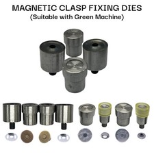 Verde Macchina Fustelle per Chiusura Magnetica 14mm 18mm Gancetti Setter Fai A