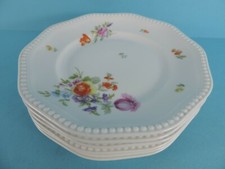 6 ALTE FLACHE TELLER   ROSENTHAL BAVARIA