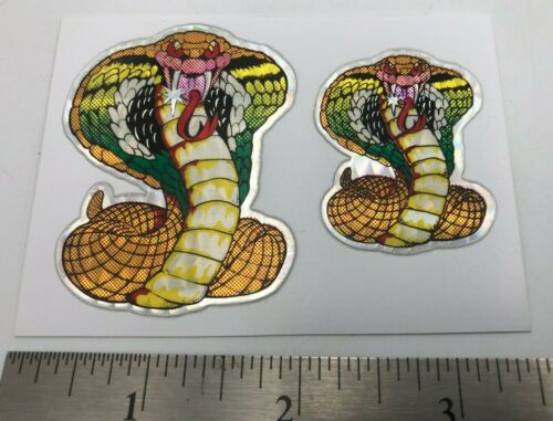 (10)x King Cobra Aufkleber Hologramm Vollfarbig Sticker Posten - Bild 2 von 2