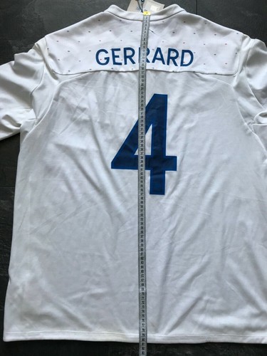 ENGLAND NATIONAL TEAM 2010 HOME FOOTBALL SOCCER SHIRT JERSEY UMBRO GERRARD NEW - Picture 9 of 10