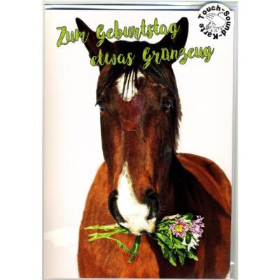 Geburtstag - Soundkarte   Touchkarte - A5 im Format 14,8 x 21 cm -  Zum Geburtst