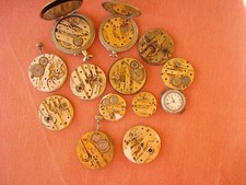 LOTTO DI MOVIMENTI  PER OROLOGIO DA TASCA 2-3 FUNZIONANO  EPOCA '900  (N;12)