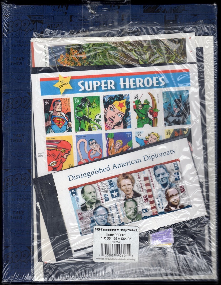 2006 Mint Commemorative Stamp USPS Yearbook Album w/Stamps Hanging  display picture 1