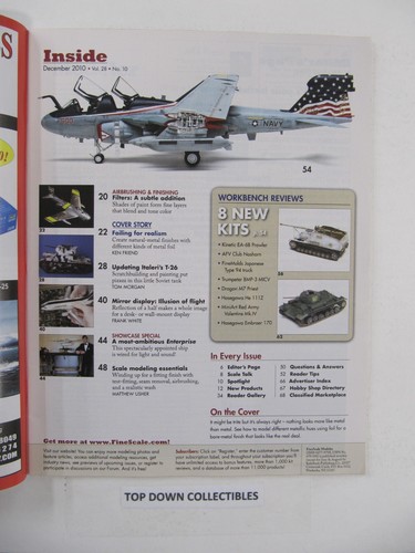 Fine Scale Modeler Magazine December 2010 Step-By-Step Real Metal - Imagen 2 de 2