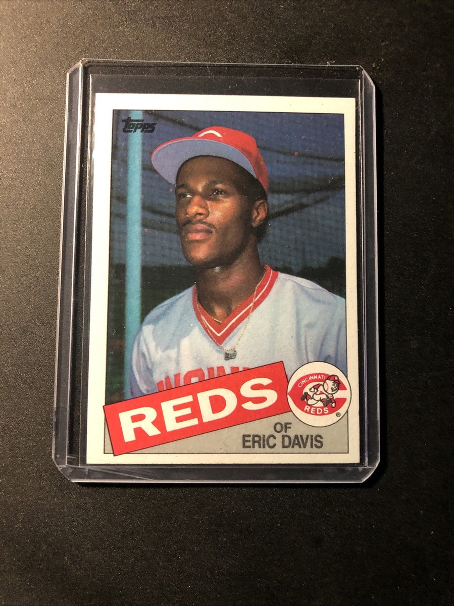 topps エラーカード 平野 1985 Topps Eric Davis Rookie #627 Mint! Error Pink Dots Rare One