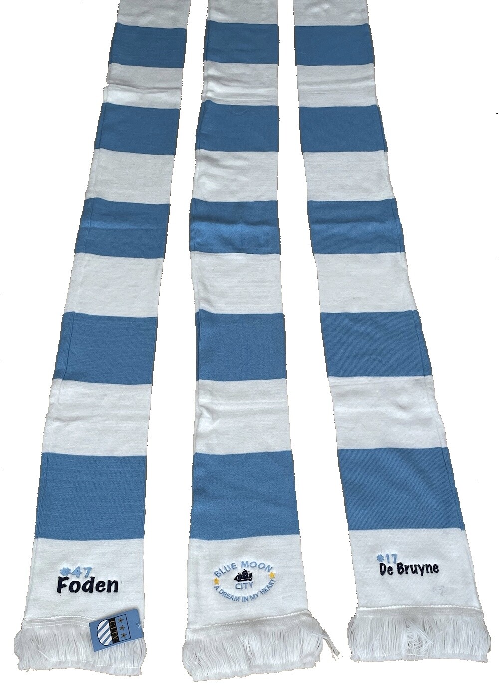 Ciudad Bufandas Jugador sin Marca Regalos Foden de Bruyne Bluemoon