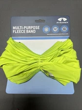 Pyramex MPBFL10 Fleece Multi-Purpose Band/Gaiter, Hi-Vis Lime