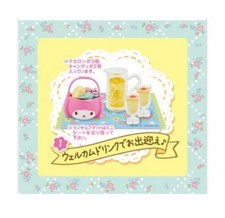 Re-Ment My Melody Floral Party 1- Lemonade  Candy, 1:6 scale kitchen food mini