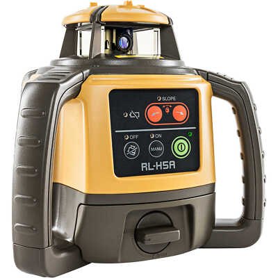 Topcon RL-H5A Self-Leveling Laser Level with Rechargeable Battery and LS-80X ...