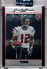 2007 Bowman Chrome #BC105 JACOBY JONES Uncirculated Rookie Card RC #0744/1079. rookie card picture