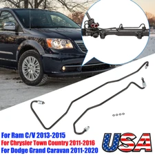 For Chrysler Town Country Ram C/V Power Steering Rack & Pinion Hydraulic Line US