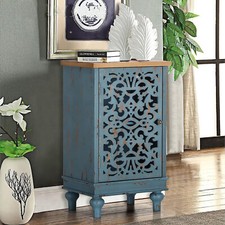 Armario consola mesa aparador decorativo buffet armarios de almacenamiento azul