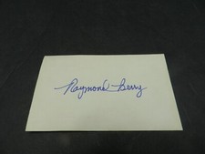 NFL (LOT OF 2) (HOF) AUTOGRAPED INDEX CARDS RAYMOND BERRY & FORREST GREGG - NICE