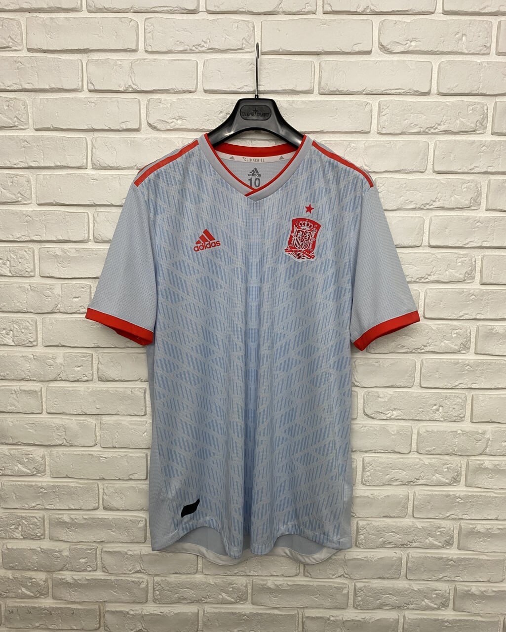 Spain 2018 Adidas Away Football Shirt Player Issue Climachill Soccer Jersey 10 eBay