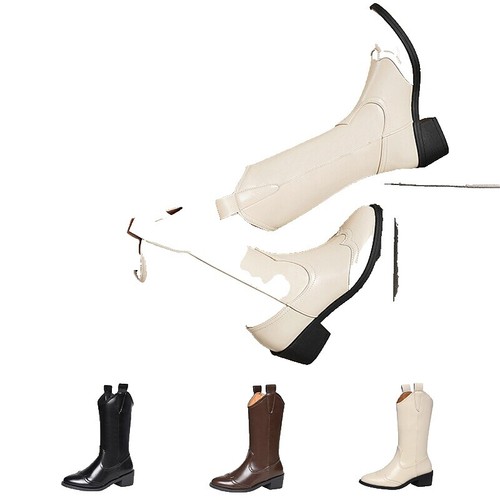 ZODIAC Women's Raylin Western Ankle Booties - Pointed Toe Cowgirl Boots With 2.65" Heel