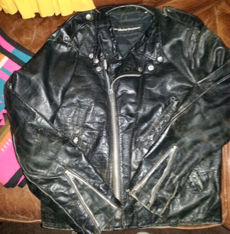 Harley Davidson distressed jacket 44 | eBay