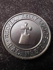REDFERN KELLY LODGE NO 312 MASONIC TOKEN BELFAST NORTHERN IRELAND - B252