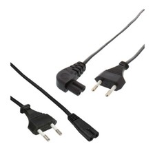 0,5m InLine Netzkabel Zuleitung Power Cord Eurostecker Netzstecker auf Euro 8 C7