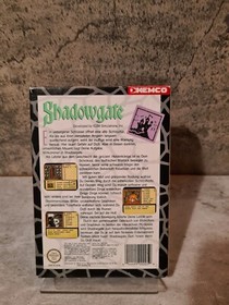  NES Shadowgate mit OVP und Anleitung NOE/FRG