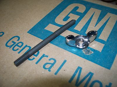 NOS carb stud & chrome wingnut Pontiac GTO G/P Trans Am 64 -87 firebird t/a