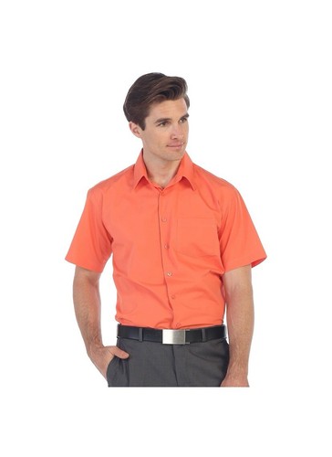 Gioberti Men’s XXL Classic Fit Coral Short Sleeve Dress Shirt Casual - Picture 3 of 4