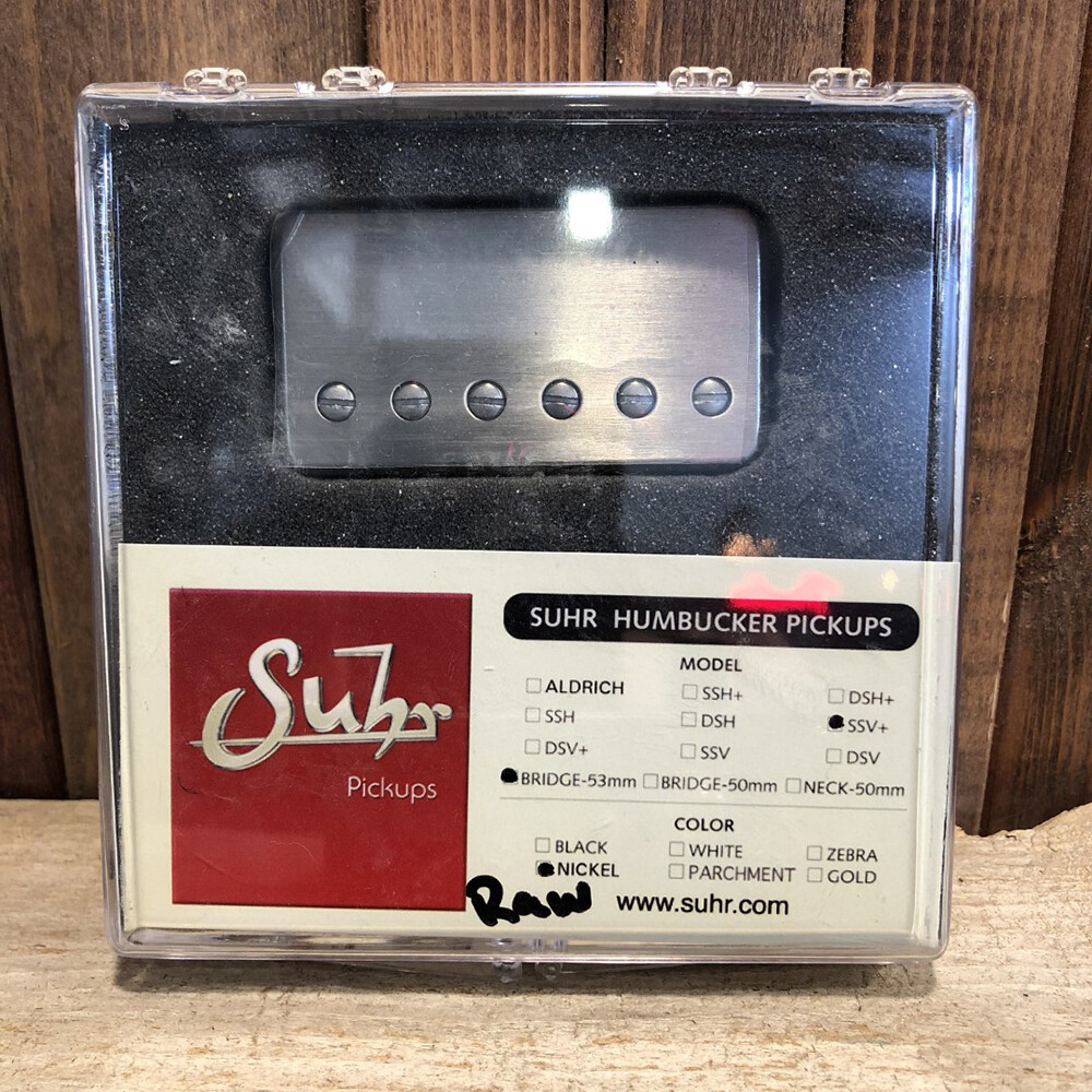 Suhr SSV Humbucker Guitar Pickup, Bridge, 53mm Spacing, Raw