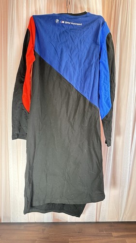 Puma BMW Motorsport Street Dress Womens Small Blue Black Long Pullover M1 PROCAR - Picture 9 of 9