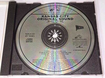 KANSAS CITY ORIGINAL SOUND 1995 PROMO BABY ITS ON CD RCA RECORDS