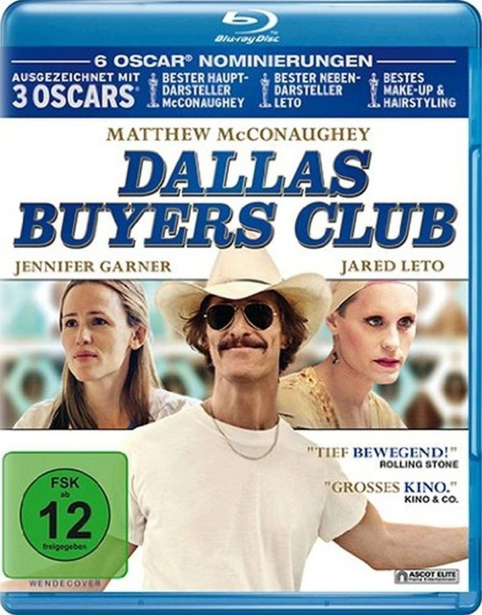 Dallas Buyers Club [Blu-ray] (Blu-ray) Matthew McConaughey Jennifer Garner