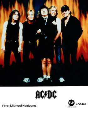 AC/DC - Promo Photo 2000 - Stiff Upper Lip - Angus Young - Brian Johnson 