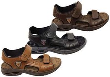 Pegada Dusty Mens Leather Adjustable Sandals Made In Brazil