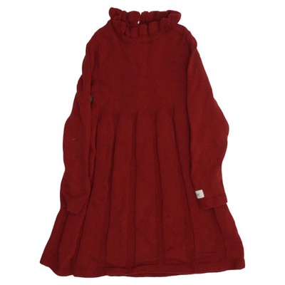 Newbie by KappAhl, Kleid, Größe: 92, Rot, Baumwolle, Einfarbig, Feinstrick #II0