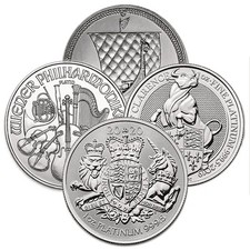 1 oz Platinum Round (Secondary Market, Design Our Choice) 2309.43 per troy oz