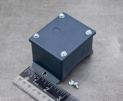 #ad Leeson Electric Motor Steel Wire Way Connection Junction Conduit Box $37.99