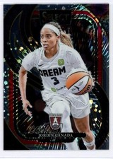2025 Panini Select WNBA Premier Level Silver Party Prizm Jordin Canada #144 1s4d