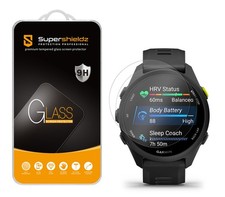 2X Supershieldz Tempered Glass Screen Protector for Garmin Forerunner 170/ Music