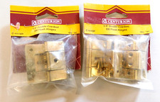 2 PACKS 5/8TH DOUBLE CRANKED ELECTRO BRASSED FLUSH HINGES - CH115P