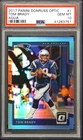 2017 PANINI DONRUSS OPTIC AQUA #1 TOM BRADY #/299 PSA 10