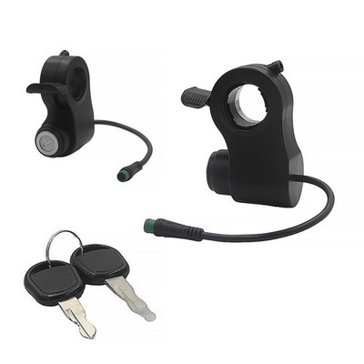 E-Scooter Speed Throttle Accelerator Switch Lock+Key For Kukirin G2 Pro/G2 Max
