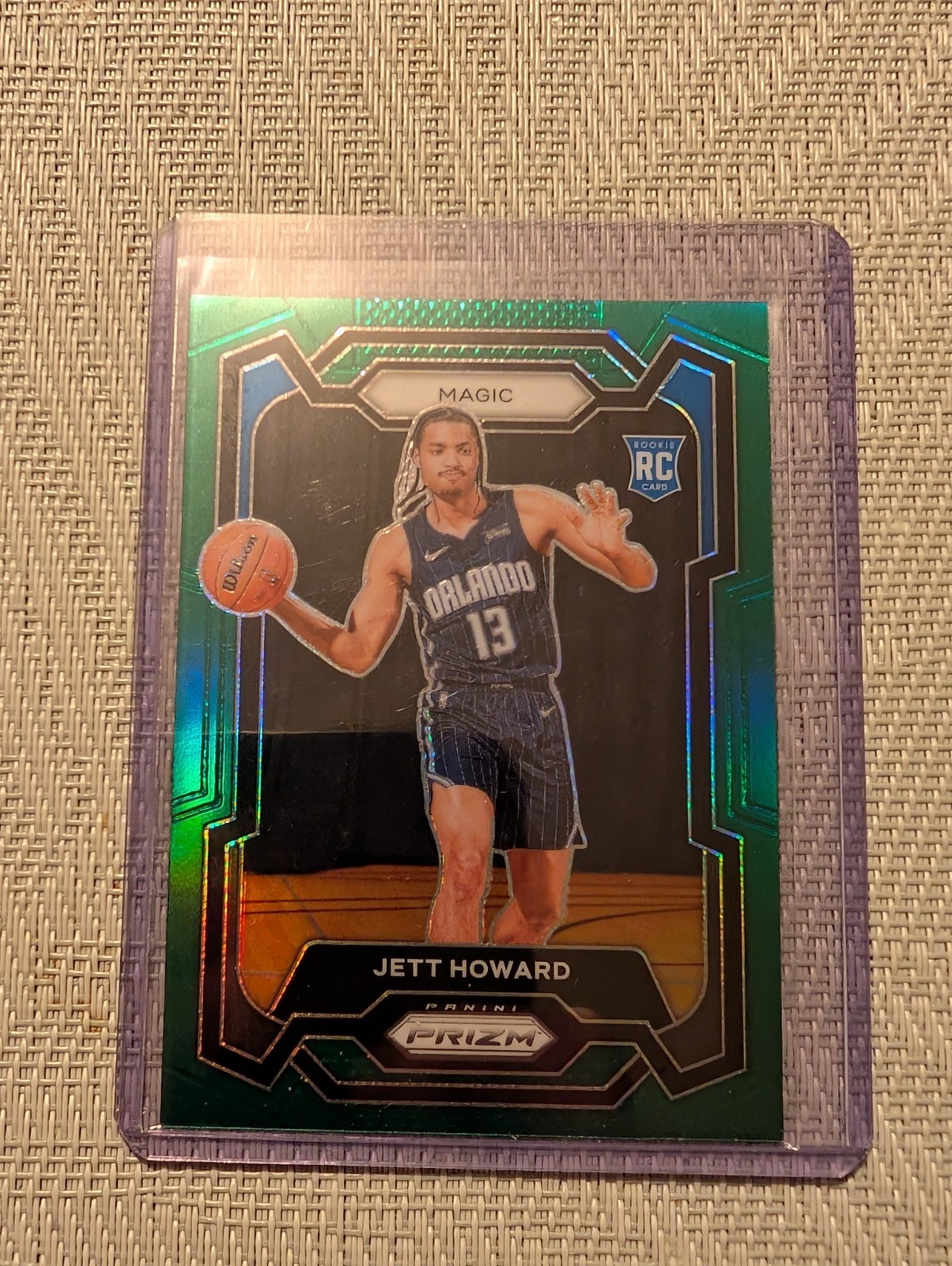 2023-24 Prizm Basketball Green Rookie #132 Jett Howard