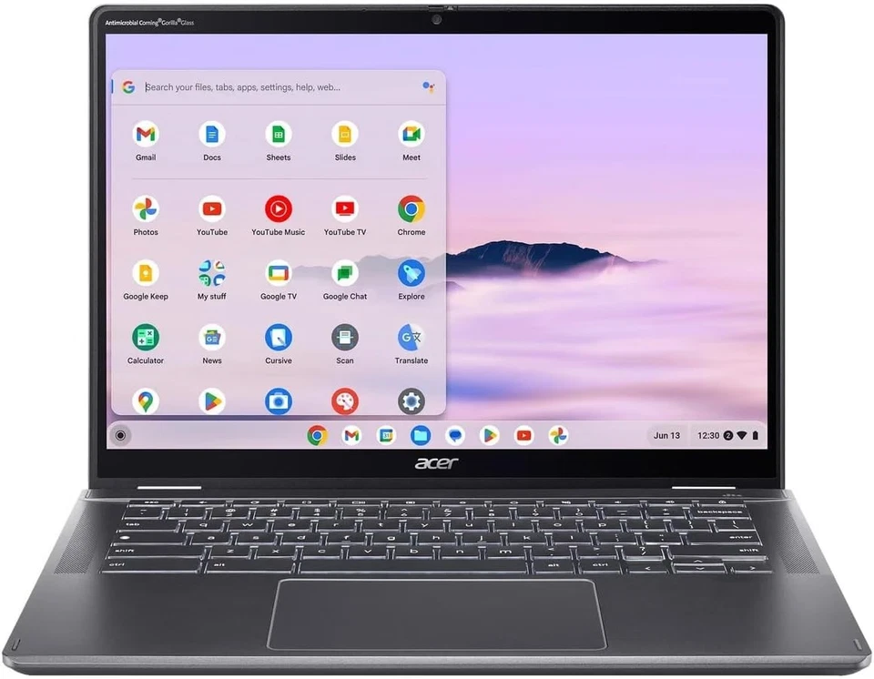 Acer Chromebook Plus Spin 514 14" WUXGA Touch Laptop with Google AI 8GB 2TB SSD - Image 2 of 4